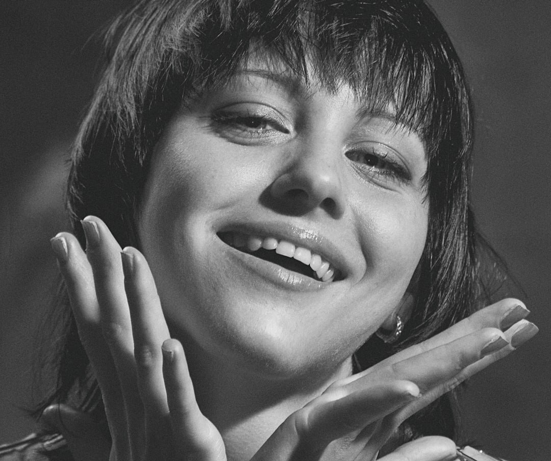 famous actress smiling